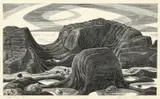 Slate Rocks by Monica Poole, print, sold Nov 2020