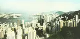 Hong Kong panorama 1997 by Ben Johnson, lithograph, sold Nov 2020