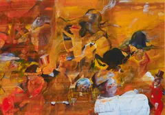 At the Races by Mick Rooney, sold Oct 2012