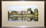 A Dutch waterway, by Douglas H. Pinder, sold Oct 2012