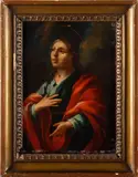 An Evangelist by Italian School, oil on canvas, sold Oct 2012