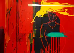 Three Colour Screenprints by Bruce McLean, offered Oct 2012