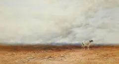 Out in the wind by Peter Deakin, sold Oct 2012