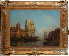 Carteret by Eugène Boudin, sold Oct 2012