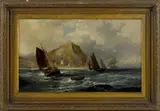 seascape by Robert Ernest Roe, oil on canvas, offered Apr 2017