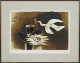 titled L'Oiseau Et Son Nid (The Bird and its Nest) by Georges Braque, lithograph, offered Apr 2017
