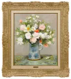 floral still life by Marcel Dyf, oil on canvas, offered Apr 2017