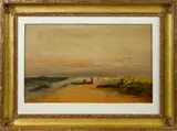 coastal scene by Alexander Stuart, oil on board, offered Apr 2017