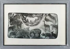 Untitled by Melissa Strawser, lithograph, offered Mar 2017