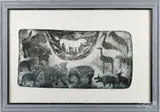 Untitled by Melissa Strawser, lithograph, offered Mar 2017