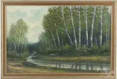 landscape by Victor Shearer, oil on canvas, offered Mar 2017