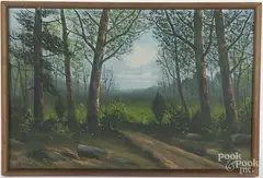 landscape by Victor Shearer, oil on canvas, offered Mar 2017