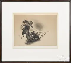 Untitled by Yasuo Kuniyoshi, lithograph, offered Mar 2017