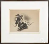 Untitled by Yasuo Kuniyoshi, lithograph, offered Mar 2017
