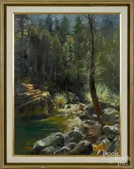 Untitled by Stephen Juharos, oil on canvas, offered Mar 2017