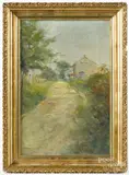landscape by William Koerner, oil on canvas, offered Mar 2017