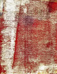 Untitled (Red and Yellow Composition) by Israel Lund, 2013, screenprint on canvas, sold Sep 2022