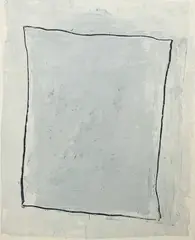 January White Group #2 by Jake Berthot, 1974, graphite and gesso on Arches paper, sold Sep 2022