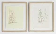 Jump, A/B and B/B by Elizabeth Murray, 1993, lithograph in colors, sold Sep 2022