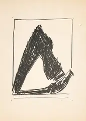 Summertime in Italy (with Crayon) by Robert Motherwell, lithograph, sold Sep 2022