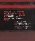 Tableau-poème III by Michel Seuphor, 1958, Encre de Chine et collage de papiers colorés, sold Feb 2023