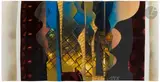 Architecture by Bertrand Dorny, 2000, Collage en relief, sold Feb 2023