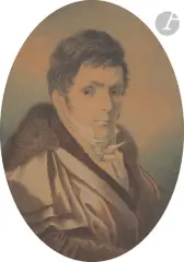 Autoportrait [Autoportret] by Aleksander Orłowski, 1819, Aquarelle et gouache, sold Dec 2022