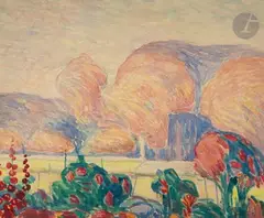 Paysage by Jan Rubczak, Aquarelle, sold Dec 2022