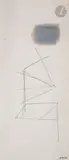 Composition by Geneviève Asse, 1961, Encre et aquarelle sur papier nappe, sold Dec 2022