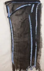 Signe personnage by Olivier Debré, 1968, Encre et gouache, sold Dec 2022
