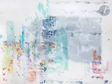 Composition by André Valensi, 1992, Aquarelle sur papier Japon, sold Dec 2022