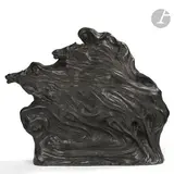 (BOLESLAW BIEGALSKI, DIT) La Chevauchée (Galopujača), le modèle conçu en [1904], notre by Boleslas Biegas, Épreuve en bronze à patine noire, sold Dec 2022