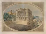 Projet d'architecture pour la banque de l'Algérie à Alger by Gustave Umbdenstock, Aquarelle, sold Jun 2011