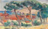 Collioure » by Louis Bausil, 1909, Aquarelle gouachée signée et datée «, sold Oct 2008