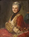 Portrait présumée de la comtesse de Blois by Marianne Loir, Toile d'origine, sold Nov 2014
