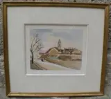 Émilion, Île de France by Henry de Waroquier, Aquarelle, sold May 2014