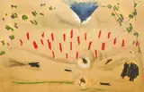 Nu couché dans un paysage by Gabriel Laurin D'aix, 1965, Pastel signé et daté à l'encre, en haut à gauche, sold Jul 2022