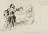 Scène de ménage by Jean-Louis Forain, Crayon et encre, sold Jun 2020