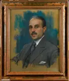 Portrait d'un homme (autoportrait présumé) by Arsen Shapanyan, Pastel sur papier, sold Apr 2024