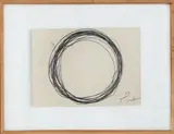 Sans titre by Toshikatsu Endō, 1988, Crayon et fer sur panneau, sold Apr 2013