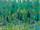 Fall on the Highwood by Edward William Godwin, oil on canvas, sold Mar 2019