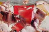 Sans titre by Marcelle Ferron, 1954, oil on canvas, sold Mar 2019