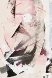 Composition C by Marcelle Ferron, 1961, mixed media on paper, sold Mar 2019