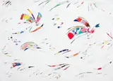Orinoco White by Paul Fournier, 1989, acrylic on paper, sold Mar 2019