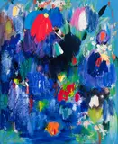 In the Parrot Tree by Paul Fournier, 2001, acrylic on canvas, sold Mar 2019