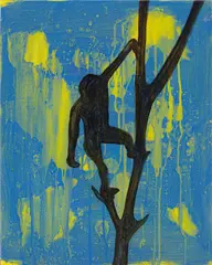 Memories by Helmut Middendorf, 1993, Acryl auf Leinwand, sold Dec 2017
