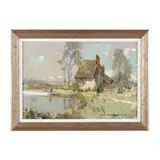 The Sun Breaks Through by Frank Duffield, Oil on board, sold Nov 2022