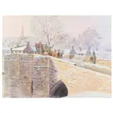 Leaving Bakewell Long Ago by Larry Feather, Watercolor on paper, sold Nov 2022