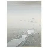 Aerial Landscape by Betty Watson, Watercolor on paper, sold Nov 2022