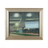 Concert in Madison Square Garden by Howard Russell Butler, Pastel on paper, sold Nov 2022